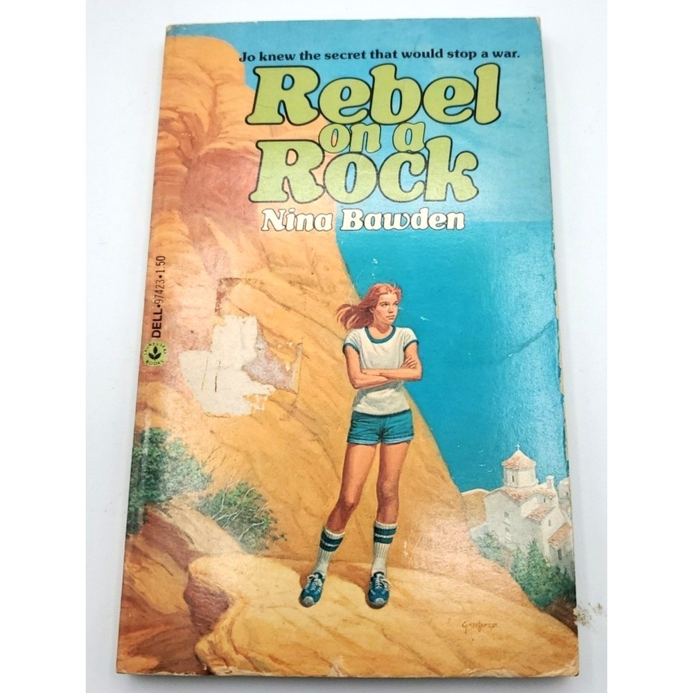 REBEL ON A ROCK by Nina Bawden PB 1978 rare Vintage Paperback Youth reader‎